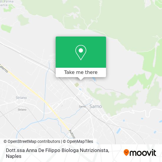 Dott.ssa Anna De Filippo Biologa Nutrizionista map