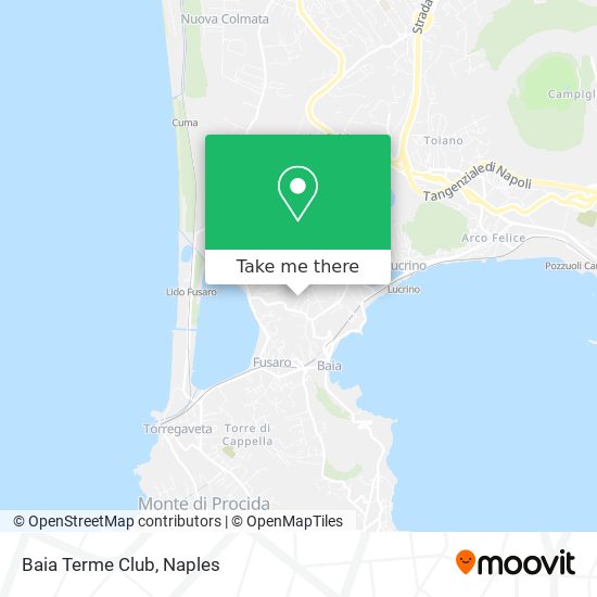 Baia Terme Club map