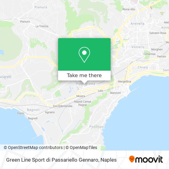 Green Line Sport di Passariello Gennaro map