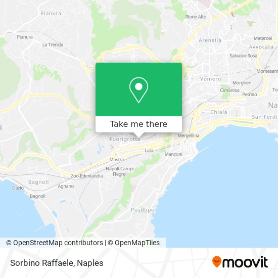 Sorbino Raffaele map