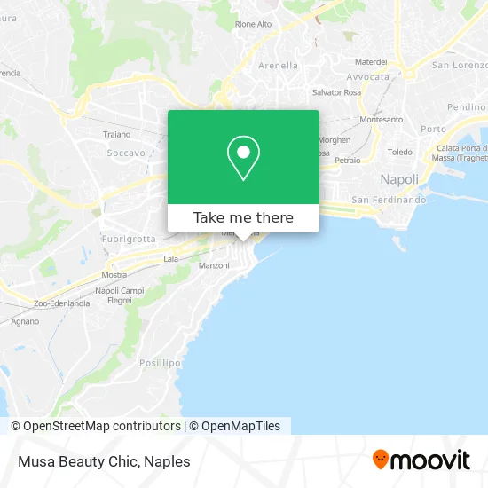 Musa Beauty Chic map