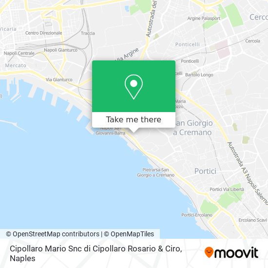 Cipollaro Mario Snc di Cipollaro Rosario & Ciro map