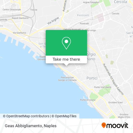Geas Abbigliamento map