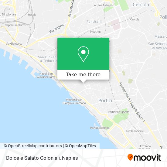 Dolce e Salato Coloniali map