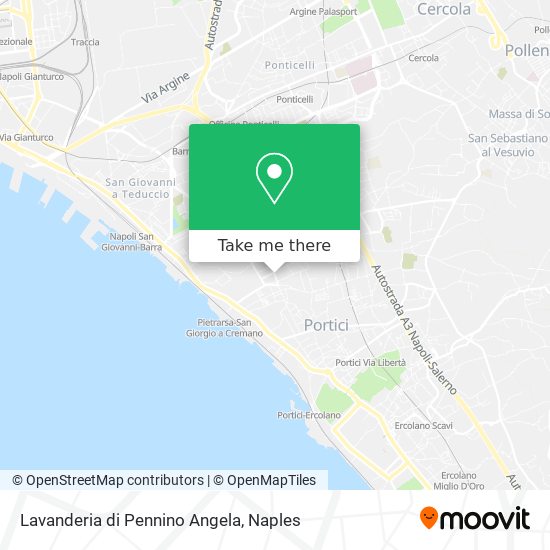 Lavanderia di Pennino Angela map
