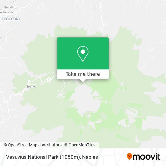 Vesuvius National Park (1050m) map