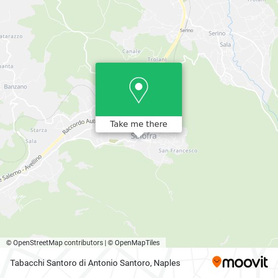 Tabacchi Santoro di Antonio Santoro map