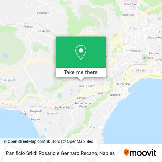 Panificio Srl di Rosario e Gennaro Recano map