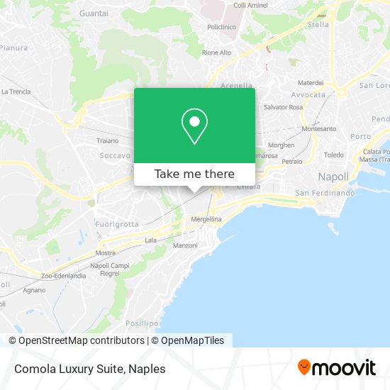 Comola Luxury Suite map