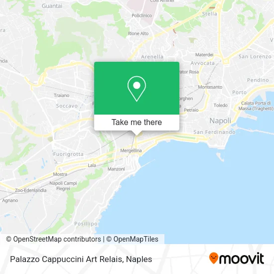 Palazzo Cappuccini Art Relais map