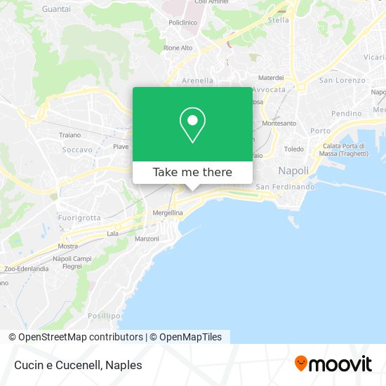 Cucin e Cucenell map
