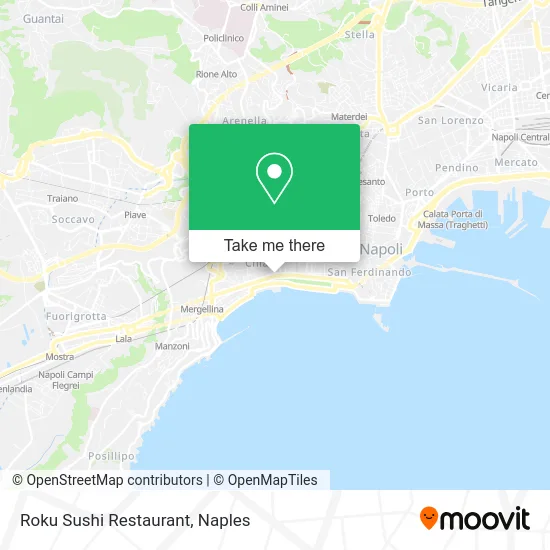 Roku Sushi Restaurant map