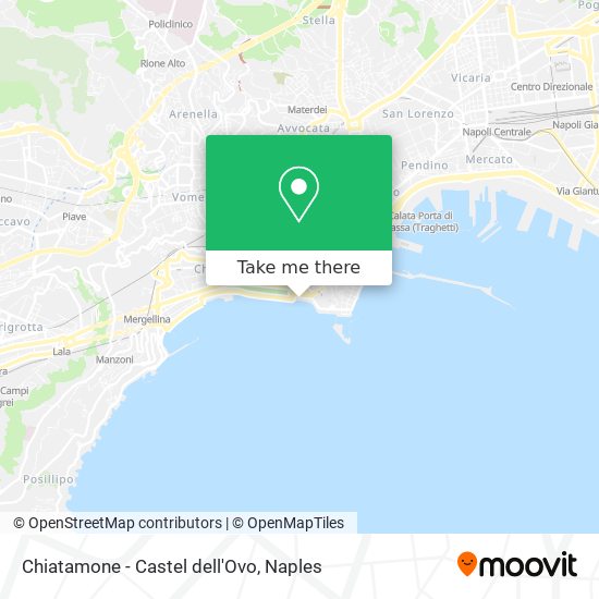 Chiatamone - Castel dell'Ovo map