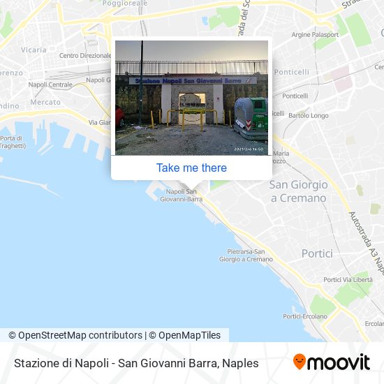 Stazione di Napoli - San Giovanni Barra map