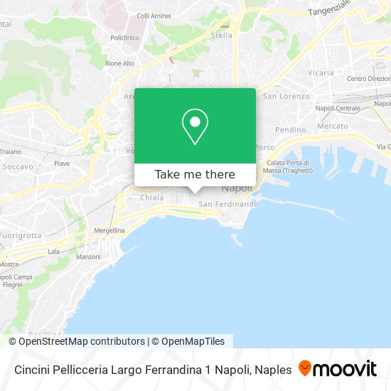 Cincini Pellicceria Largo Ferrandina 1 Napoli map