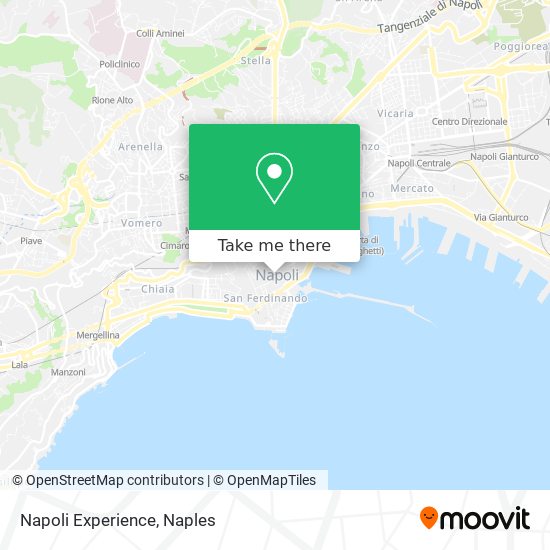 Napoli Experience map