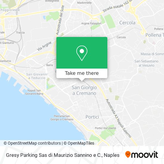 Gresy Parking Sas di Maurizio Sannino e C. map