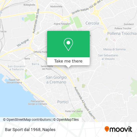 Bar Sport dal 1968 map