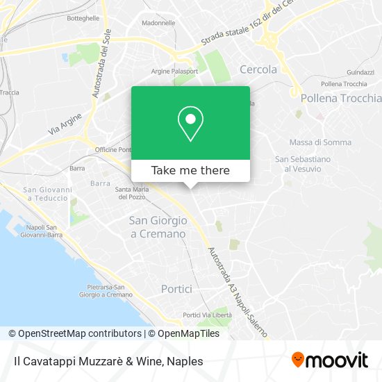 Il Cavatappi Muzzarè & Wine map