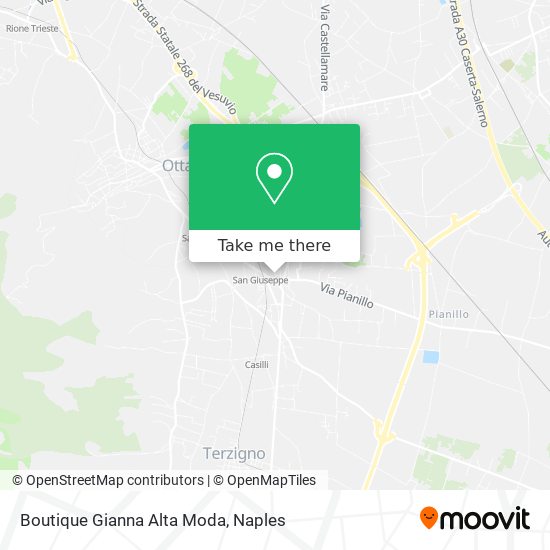 Boutique Gianna Alta Moda map