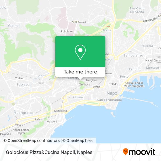 Golocious Pizza&Cucina Napoli map