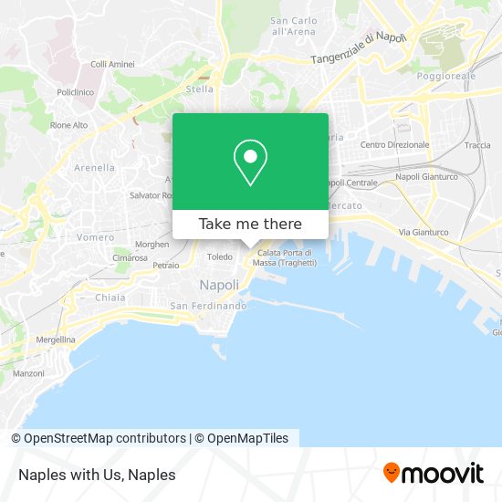 Naples with Us map