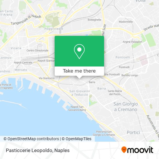 Pasticcerie Leopoldo map