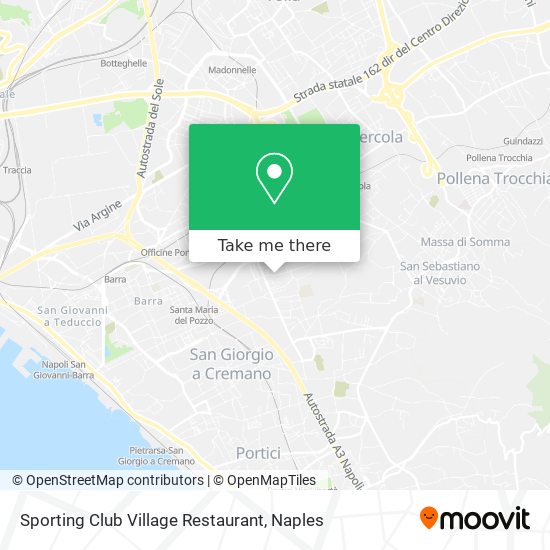 Sporting Club Village Restaurant map