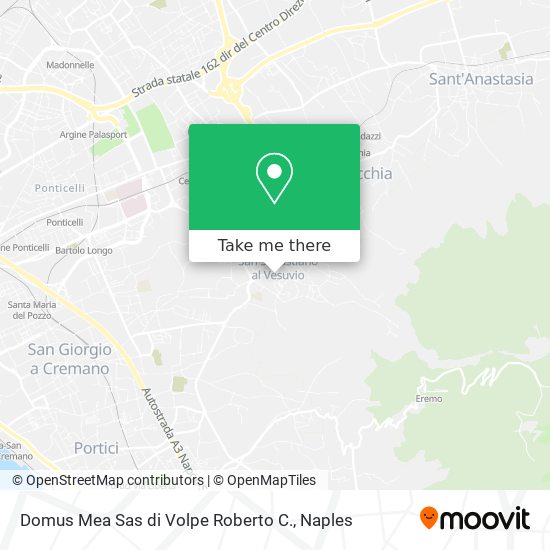 Domus Mea Sas di Volpe Roberto C. map