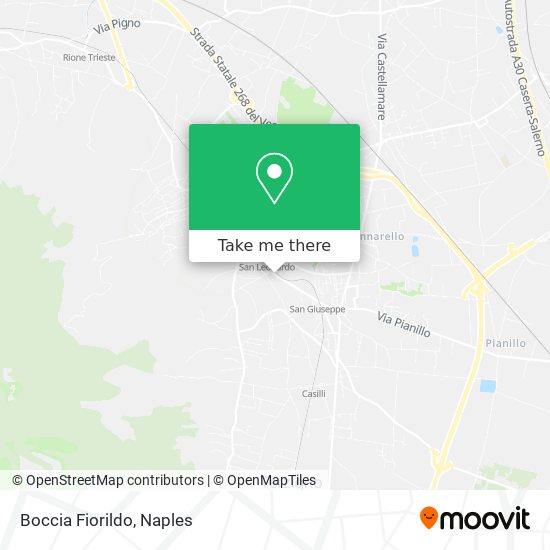 Boccia Fiorildo map