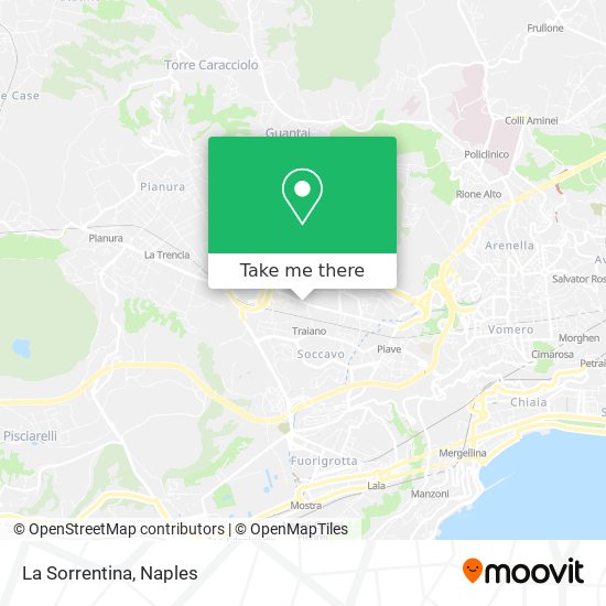 La Sorrentina map