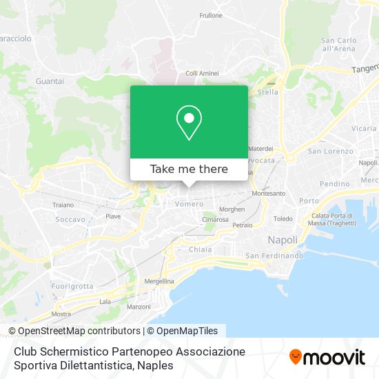 Club Schermistico Partenopeo Associazione Sportiva Dilettantistica map