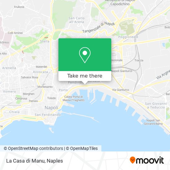 La Casa di Manu map