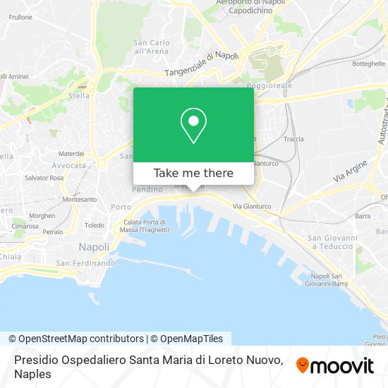 Presidio Ospedaliero Santa Maria di Loreto Nuovo map