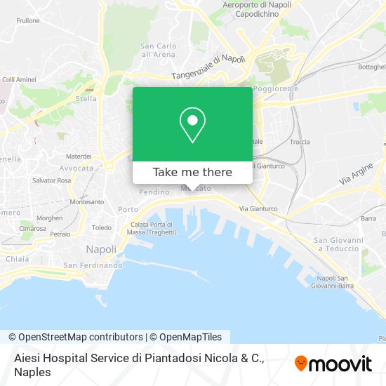 Aiesi Hospital Service di Piantadosi Nicola & C. map
