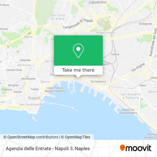 Agenzia delle Entrate - Napoli 3 map