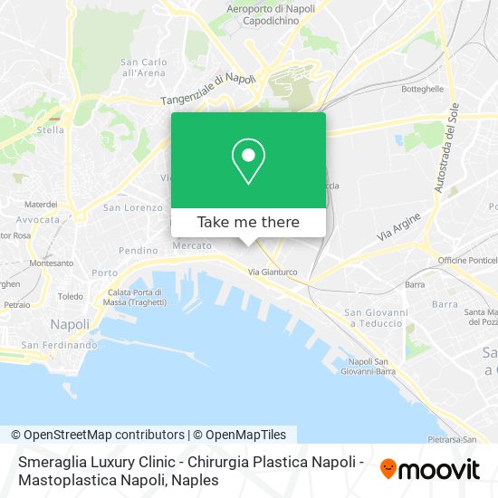 Smeraglia Luxury Clinic - Chirurgia Plastica Napoli - Mastoplastica Napoli map