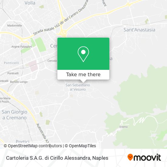 Cartoleria S.A.G. di Cirillo Alessandra map