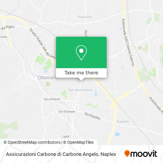 Assicurazioni Carbone di Carbone Angelo map