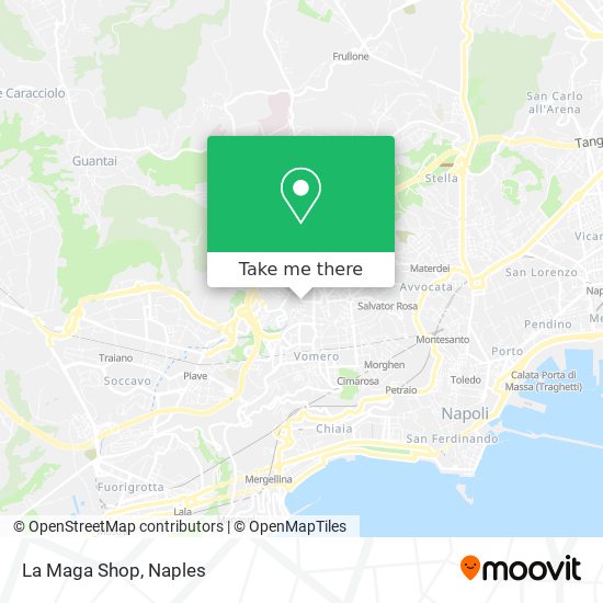 La Maga Shop map