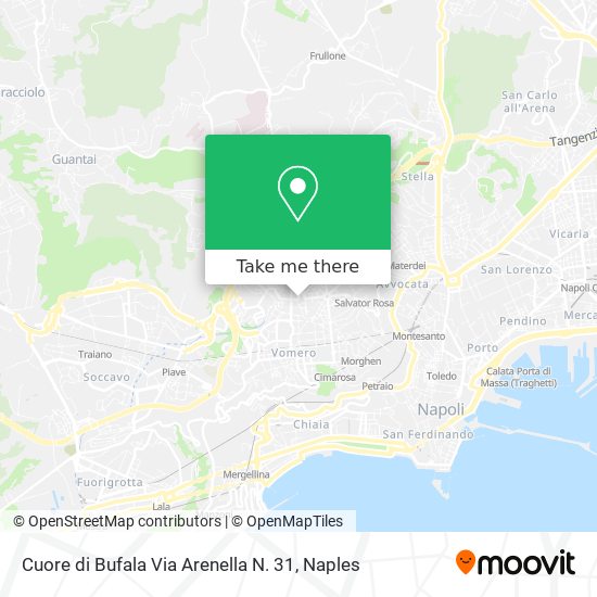 Cuore di Bufala Via Arenella N. 31 map