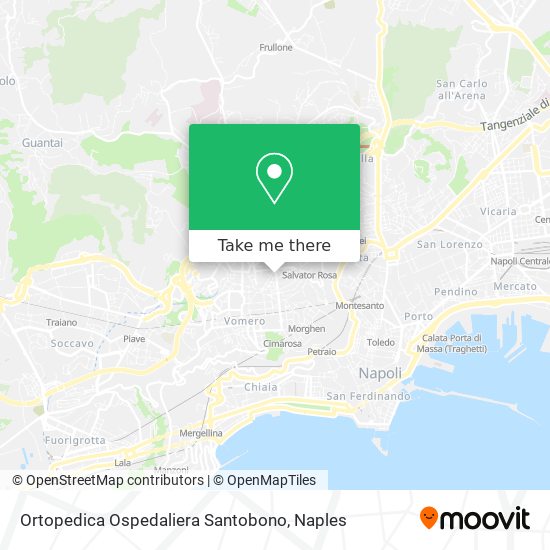Ortopedica Ospedaliera Santobono map