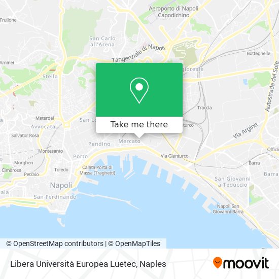 Libera Università Europea Luetec map