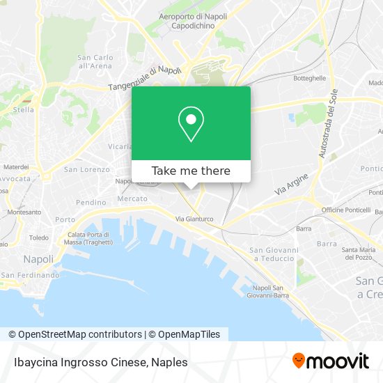 Ibaycina Ingrosso Cinese map
