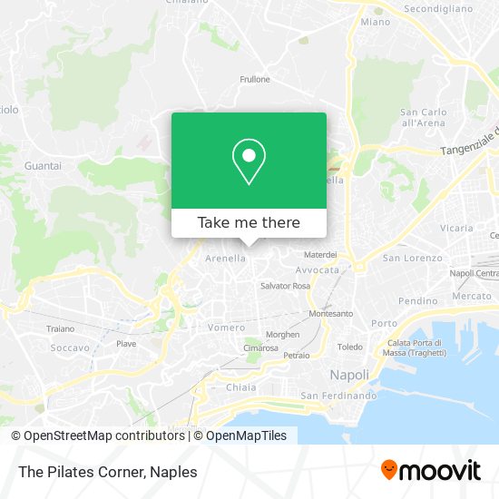 The Pilates Corner map