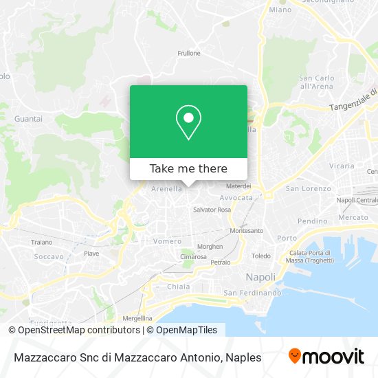 Mazzaccaro Snc di Mazzaccaro Antonio map