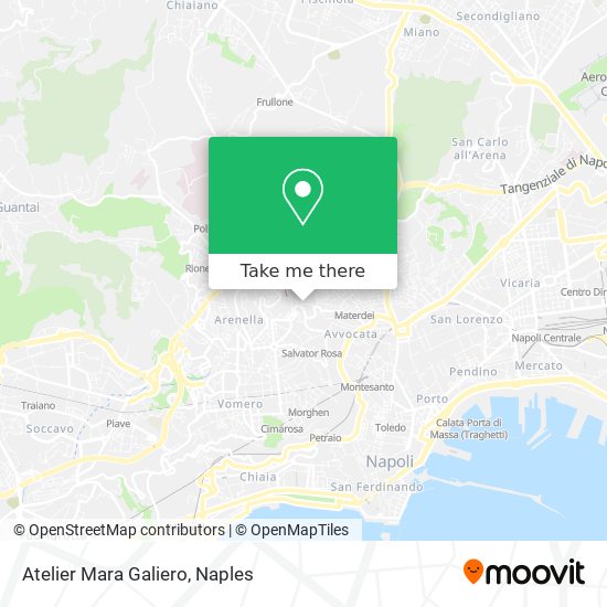 Atelier Mara Galiero map