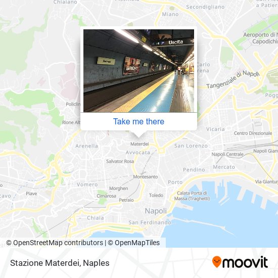 Stazione Materdei map