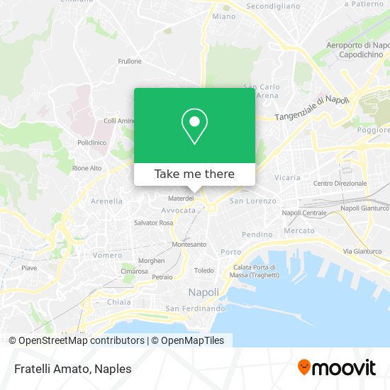 Fratelli Amato map
