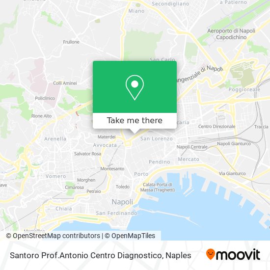 Santoro Prof.Antonio Centro Diagnostico map